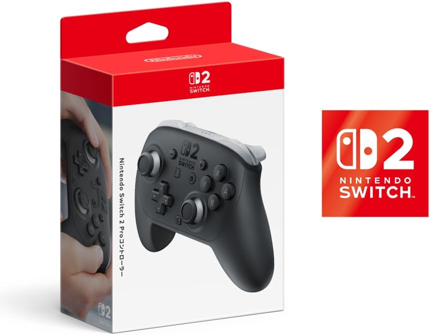 Nintendo Switch 2 Proコントローラー｜静音スティック＆便利なGL/GRボタン搭載