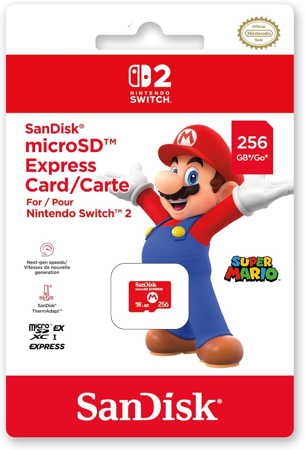 Switch 2 microSD Express カード 比較