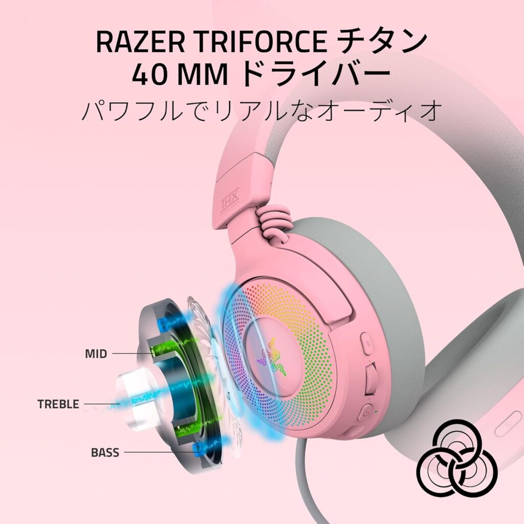 Razer Kraken Kitty V3 Pro / Razer Kraken Kitty V3 X 比較まとめ