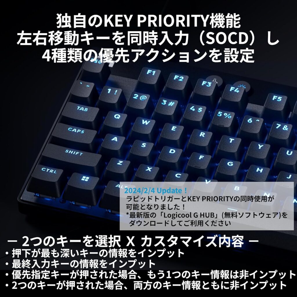 Logicool G PRO X TKL RAPID