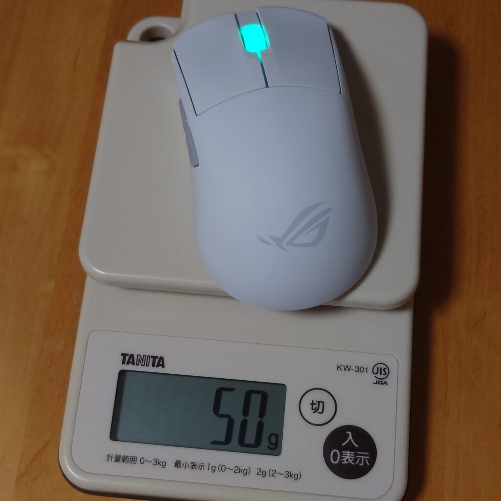 ASUS ROG Harpe Ace Mini重さ